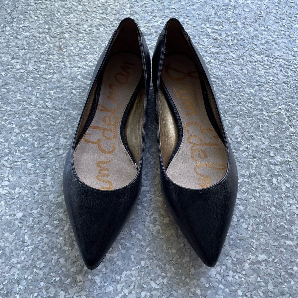 Sam Edelman black Stacey pointed toe flats size 7.5M